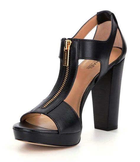 michael kors low heels|michael kors heels with zipper.